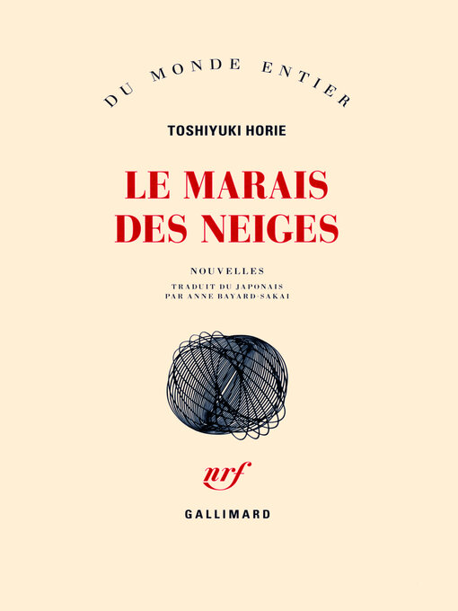 Cover image for Le Marais des Neiges